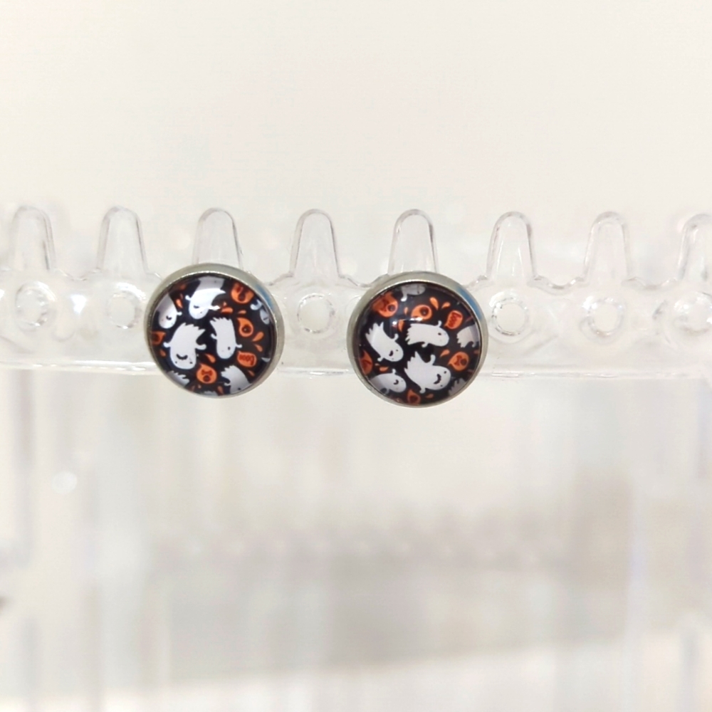 Ghost Halloween earrings